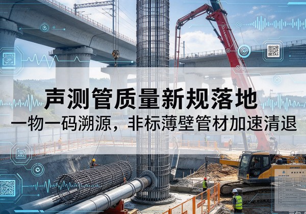 柳林声测管质量新规落地，一物一码溯源，非标薄壁管材加速清退